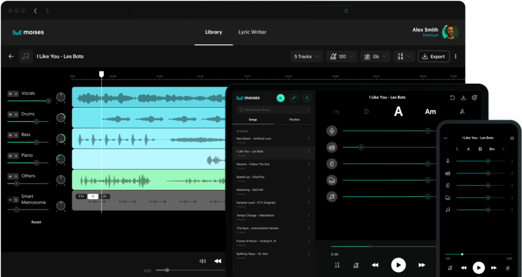 Come cambiare la tonalità di un brano su YouTube Moises Audacity X Minus Pro - Per cantanti
